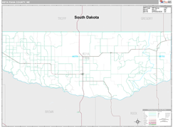 Keya Paha County, NE Digital Map Premium Style